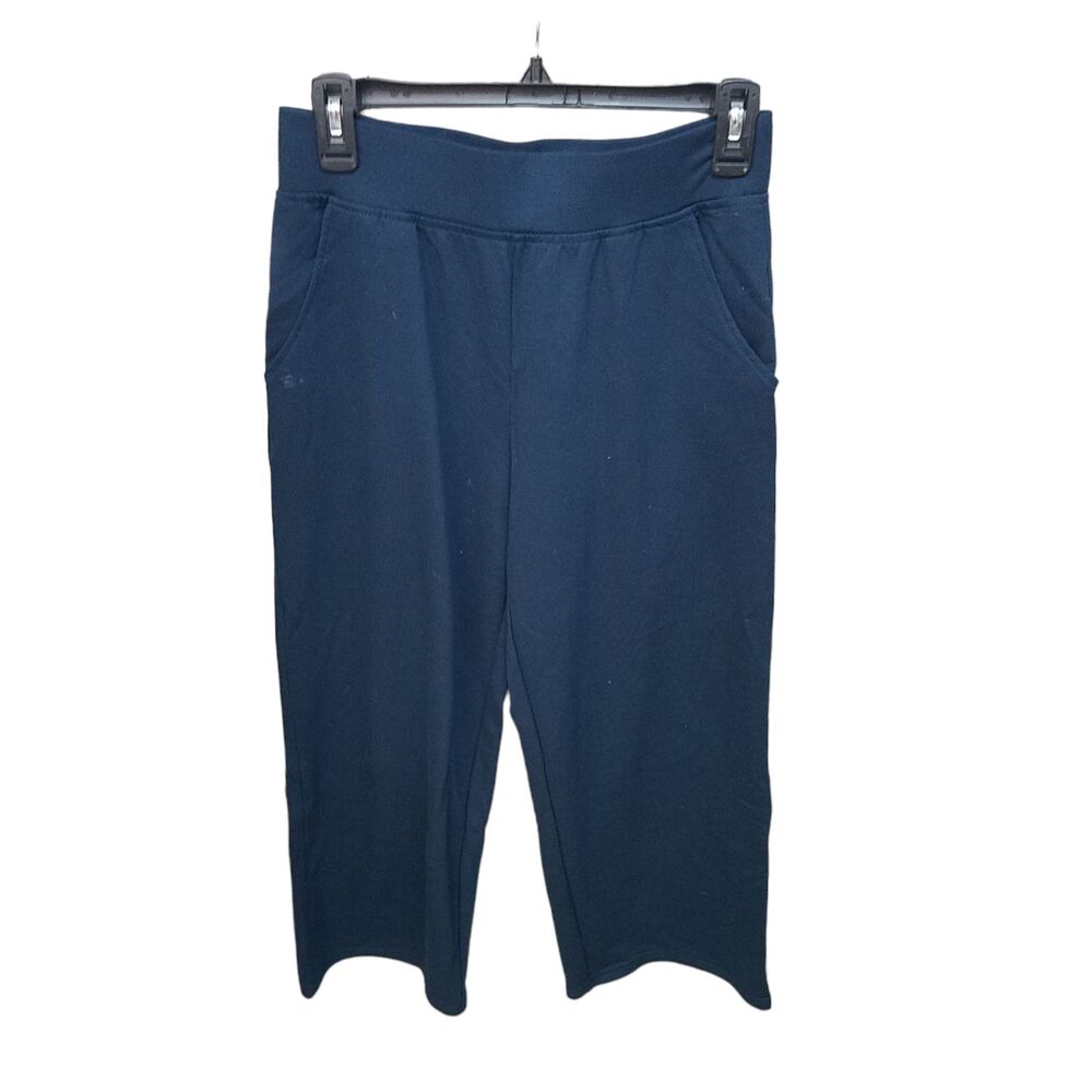 Sentimental Womens Size S Blue Solid Capri Casual Pants